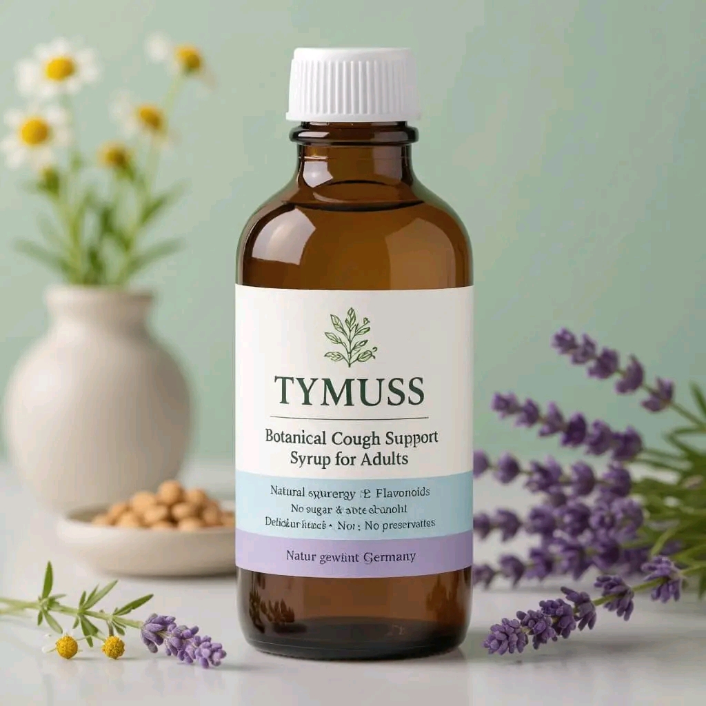 TYMUSS Health · Cough Support — botanischer Flavonoid-Drink von Natur Gewinnt, Made in Germany